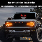 Devil Eye Car LED Display Decorative Lights, YH-22, YH-23