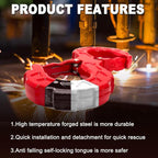 Car Integrated Multi-functional High-strength S-shaped Trailer Tow Hook Hitch