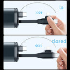F9 Car MP3 Bluetooth Player Fast Charger with Retractable Cable, F9 with Retractable Cable