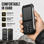 HP336 4G IP68 Rugged Phone, 3.5 inch, 4500mAh Battery, Network: 4G, BT, FM, SOS, Torch, EU Plug, US Plug, UK Plug