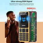 UNIWA MS001 Keypad Phone, 1.77 inch Spreadtrum SC6531CA, Network: 2G, 4 SIM 4 Standby, 21 Keys, EU Plug, US Plug, UK Plug, AU Plug