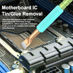 BEST VBST-81 Motherboard IC Glue Removal Chip Dust Aluminum Alloy Clean Brush Set, BEST VBST-81