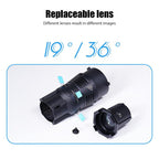 YG-90 360 Degree Rotating Bowens Mount Conical Snoot, 19 Degree Lens, 19 Degree Lens + Optical Snoot, 36 Degree Lens, 36 Degree Lens + Optical Snoot
