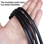 6.35mm Plug Straight to Elbow Electric Guitar Audio Cable, 3m, 5m, 10m