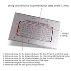 Stainless Steel Guitar String Action Ruler Gauge