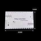 Stainless Steel Guitar String Action Ruler Gauge
