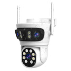 RH-TC3L 3MP Triple Lens HD Outdoor PTZ Security Dome Camera, EU Plug, US Plug, UK Plug, AU Plug