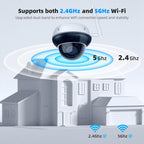 RH-D05 5MP 5X Optical Zoom PoE & Wi-Fi Outdoor Dome Security Camera, RH-D05