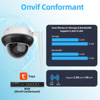 RH-D05 5MP 5X Optical Zoom PoE & Wi-Fi Outdoor Dome Security Camera, RH-D05