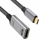 8K 60Hz 48Gbps Active Type-C Male to HDTV2.1 Converter, Type-C Male to HDTV2.1