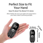 X18 Mini Phone, 0.66 inch, MTK6261D, Support Bluetooth, FM, GSM, Dual SIM