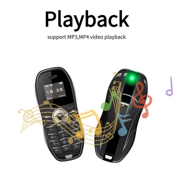 X18 Mini Phone, 0.66 inch, MTK6261D, Support Bluetooth, FM, GSM, Dual SIM