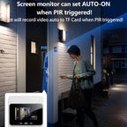 RH-TPD10-W 4 inch IPS Screen Tuya Smart Two-Way Audio Intercom WiFi Video Doorbell