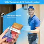 RH-PD6-I 4.3 inch HD Screen Motion Detection Smart WiFi Video Doorbell, RH-PD6-I