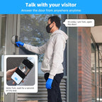 RH-PD8-I 4.3 inch HD Screen No Red Spot Night Vision WiFi Video Doorbell, RH-PD8-I
