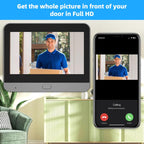 RH-PD8-I 4.3 inch HD Screen No Red Spot Night Vision WiFi Video Doorbell, RH-PD8-I