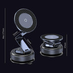 K001B 360 Degree Rotation Suction Cup Car Magnetic Phone Holder, K001B