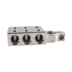 Pair 6-way Positive and Negative 4x0GA Battery Terminal Clamps with Wrench