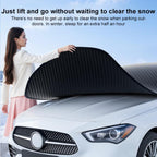 SUITU ST-3961 Thickened Oxford Fabric Magnetic Snow and Sun Protection Full Car Cover, Small Size 450 x 235cm, Large Size 520 x 235cm