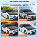 SUITU ST-3961 Thickened Oxford Fabric Magnetic Snow and Sun Protection Full Car Cover, Small Size 450 x 235cm, Large Size 520 x 235cm