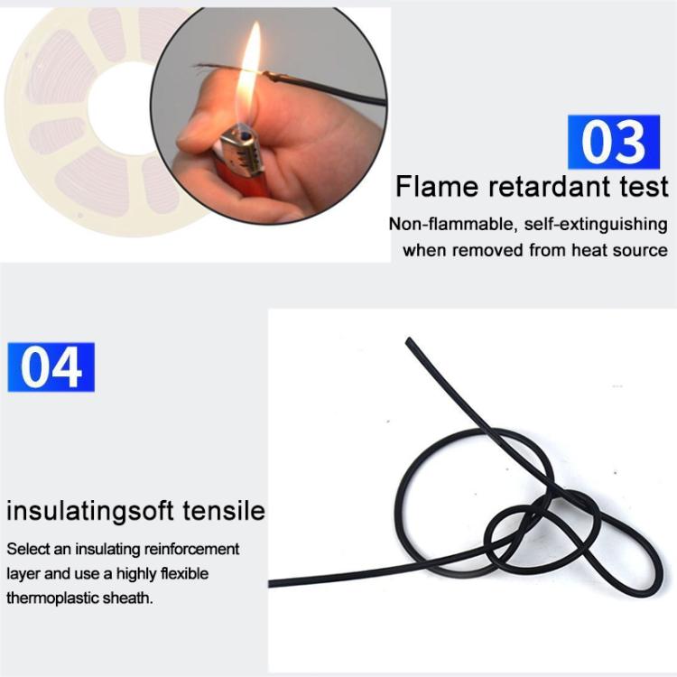 60m Car Pure Copper Core Insulated Electrical Cable, 0.75 Square, 1 Square, 1.5 Square