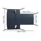 SUITU ST-3964 Universal Car Oxford Fabric Snowproof Sunshade Half Car Cover Protective Cover