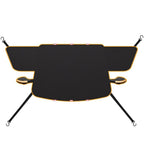 SUITU ST-3960 Universal Car Oxford Fabric Snow and Sun Protection Magnetic Front Windshield Half Cover