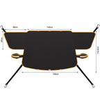SUITU ST-3960 Universal Car Oxford Fabric Snow and Sun Protection Magnetic Front Windshield Half Cover