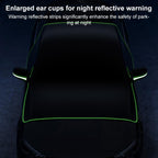 SUITU ST-3960 Universal Car Oxford Fabric Snow and Sun Protection Magnetic Front Windshield Half Cover