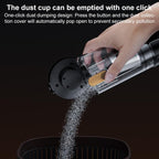 SUITU ST-128Plus 6000mAh Wireless Mini Handheld Blow Suction Combo Car Vacuum Cleaner