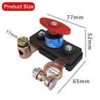 12V-24V Car Multifunctional Pure Copper Battery Disconnect Switch, 12V-24V