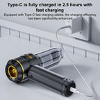 SUITU ST-6704BPlus Car Digital Display Blow Suction Combo Vacuum Cleaner, Extended Dustbin