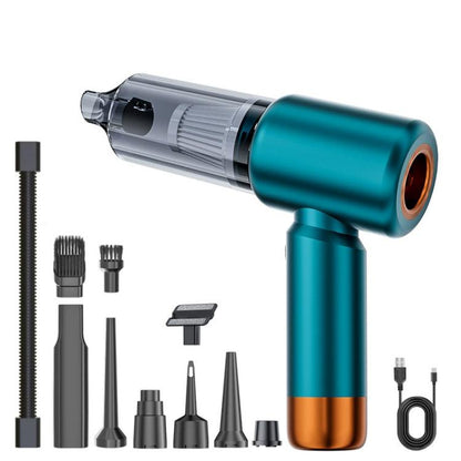 SUITU ST-6103BPlus 6000mAh Small Handheld Blow Suction Combo Car Vacuum Cleaner, ST-6103BPlus (Champagne Bright Silver), ST-6103BPlus (Metal Gray Silver), ST-6103BPlus (Blue Gold), ST-6103BPlus (Black Purple)