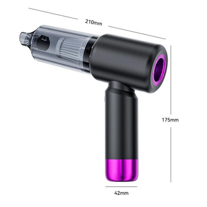 SUITU ST-6103BPlus 6000mAh Small Handheld Blow Suction Combo Car Vacuum Cleaner, ST-6103BPlus (Champagne Bright Silver), ST-6103BPlus (Metal Gray Silver), ST-6103BPlus (Blue Gold), ST-6103BPlus (Black Purple)