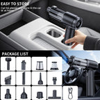 SUITU Handheld Wireless Charging Blow Suction Dual Use Car Vacuum Cleaner, One Touch Dustbin Emptying, Ordinary Dustbin