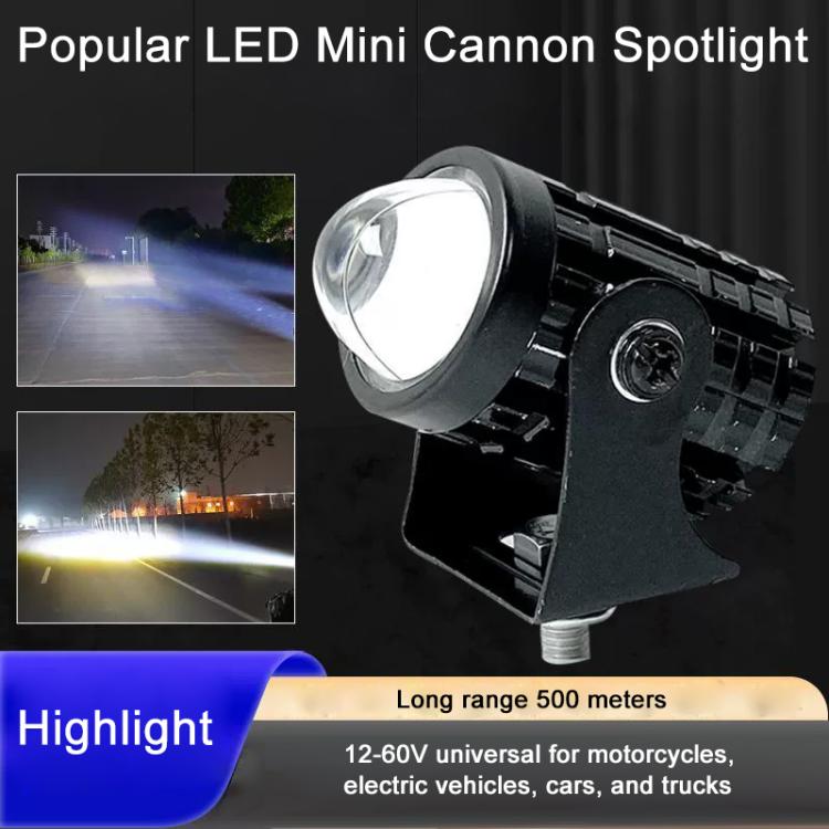 DC12-60V Motorcycle Ultra-bright LED mini Spotlight, without Switch, with Switch