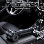 SUITU Handheld Blow Suction Combo Removable Battery Car Vacuum Cleaner, One Touch Dustbin Emptying, Extended Dustbin