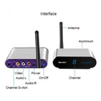 Measy AV530-2 5.8GHz Wireless Audio / Video Transmitter + 2 Receiver, Transmission Distance: 300m, Black US Plug