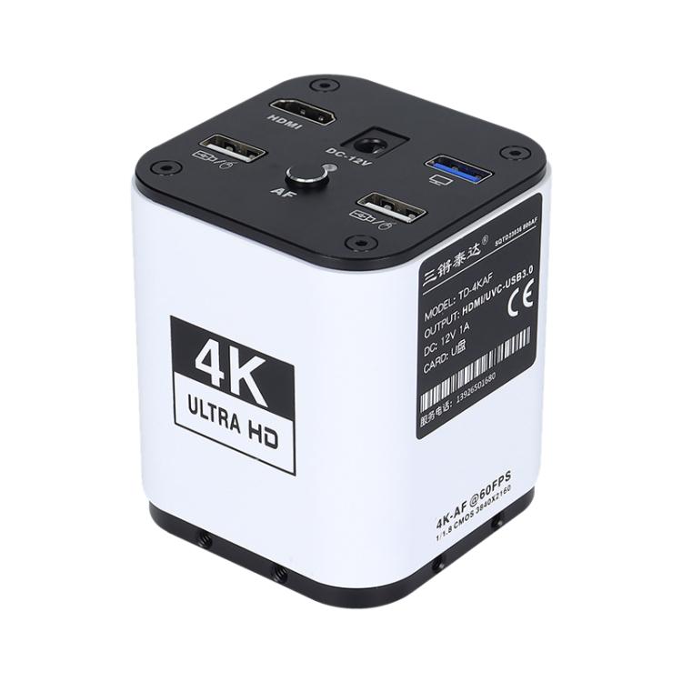 TAIDA TD-4KAF 60FPS CCD Edge Detection 4K Industry Microscope Camera, TAIDA TD-4KAF EU Plug, TAIDA TD-4KAF UK Plug, US Plug