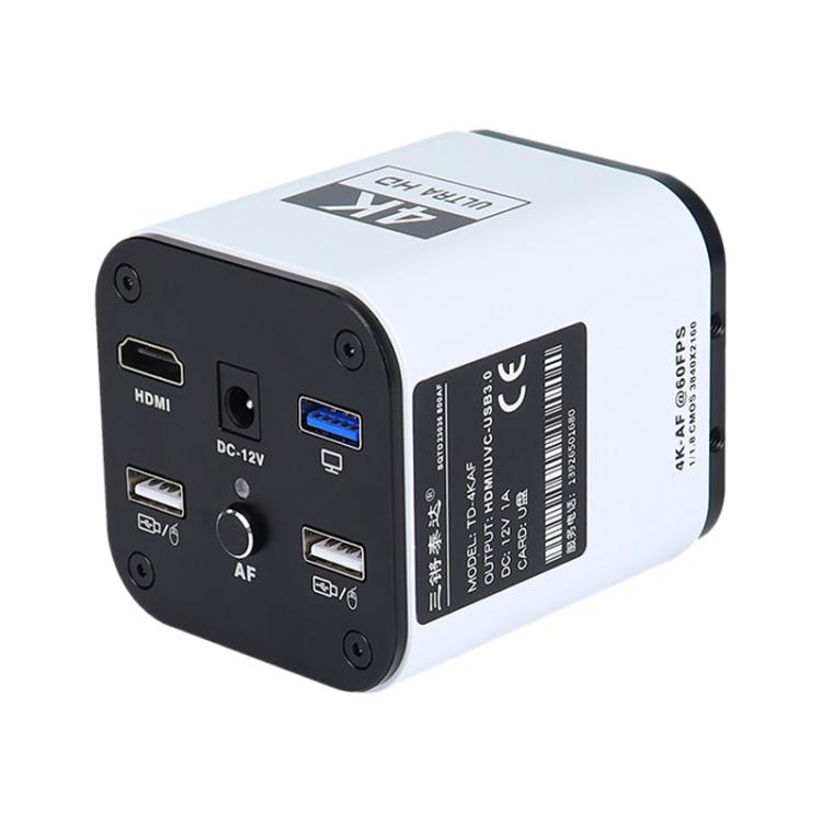 TAIDA TD-4KAF 60FPS CCD Edge Detection 4K Industry Microscope Camera, TAIDA TD-4KAF EU Plug, TAIDA TD-4KAF UK Plug, US Plug