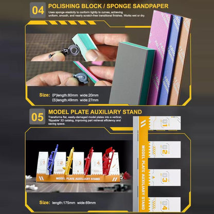 JAKEMY JM-Z28 Multi-function Polishing Deburring Accessory Set, JAKEMY JM-Z28