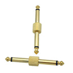 6.5mm Mono Male to 6.35mm Male Stereo Audio Adapter
