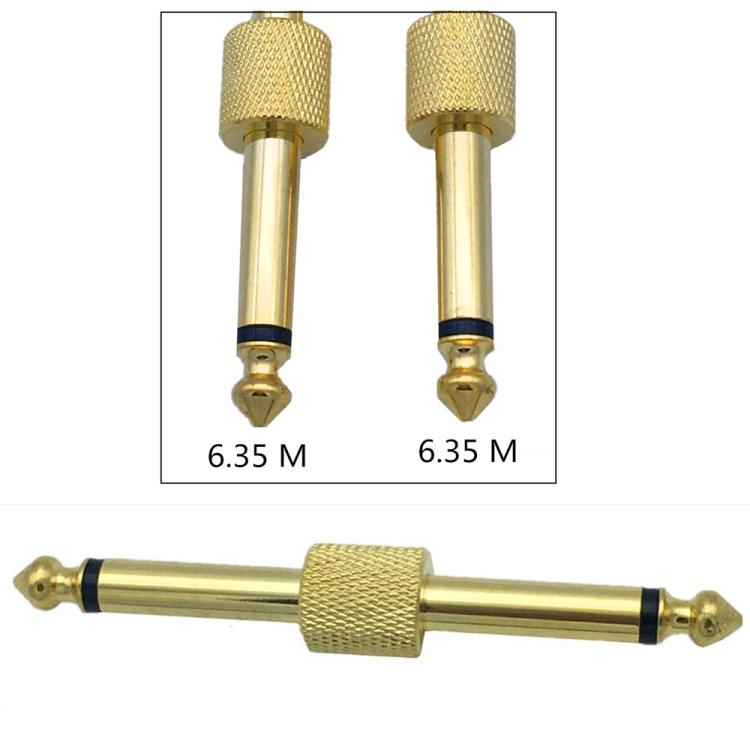 6.5mm Mono Male to 6.35mm Male Stereo Audio Adapter