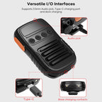 UNIWA BM008 BT5.2 Wireless Handheld Intercom PTT Microphone Walkie Talkie