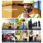 UNIWA BM008 BT5.2 Wireless Handheld Intercom PTT Microphone Walkie Talkie