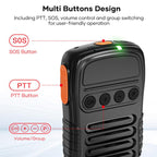 UNIWA BM008 BT5.2 Wireless Handheld Intercom PTT Microphone Walkie Talkie