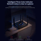 COMFAST CF-WR673BE WiFi 7 Gigabit Dual-Band 2700M Gaming Wireless Router, AU Plug, EU Plug, US Plug