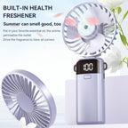 S1 Ice Feel Foldable Handheld Fan with LED Display