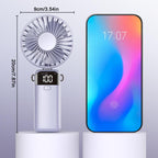 S1 Ice Feel Foldable Handheld Fan with LED Display