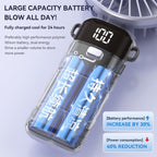 S1 Ice Feel Foldable Handheld Fan with LED Display
